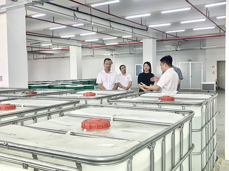 政企连心·共促发展|东莞市东城区政府领导莅临JBO官网新材参观指导